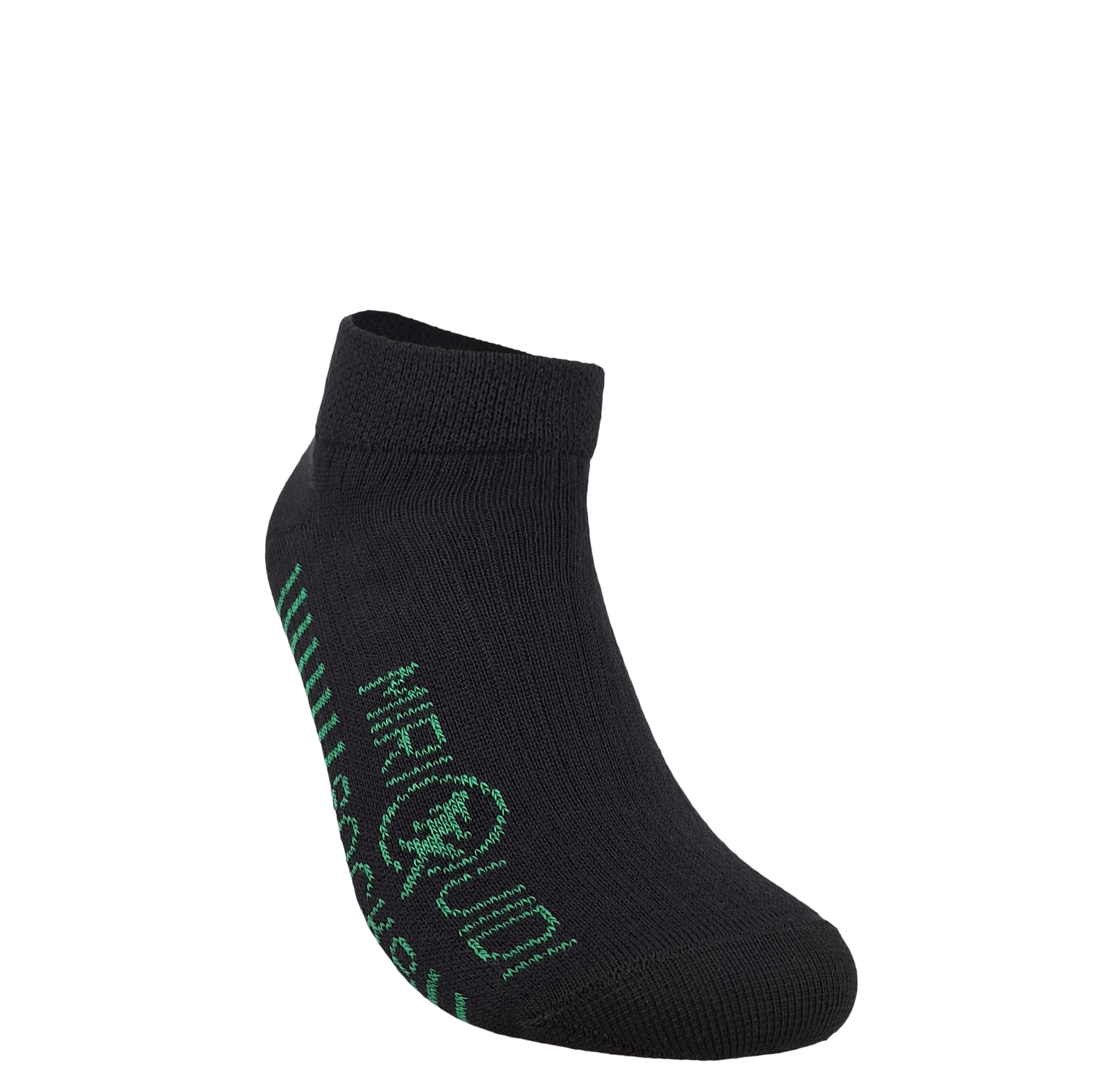 Sneaker-Socks schwarz grün, 35/38