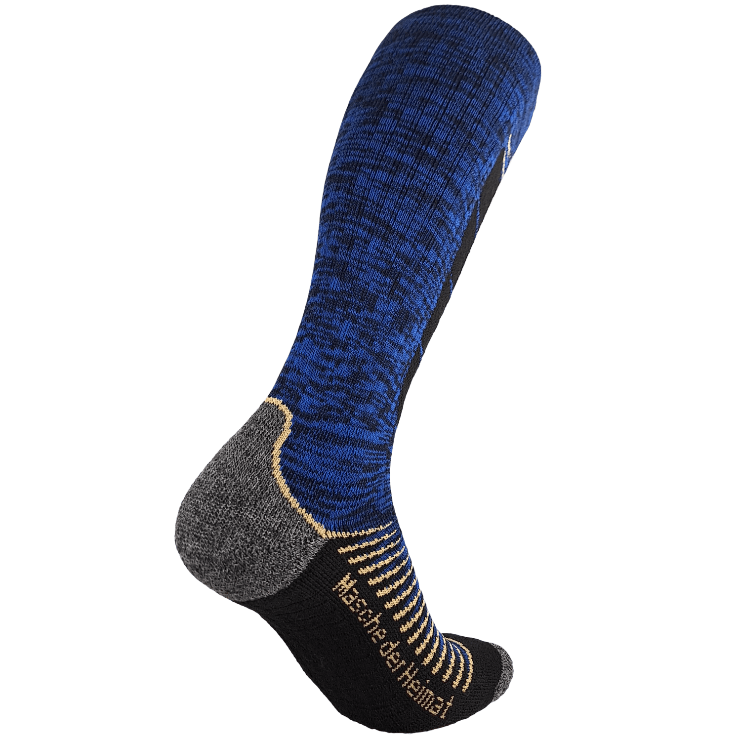 Ski-Socks blau gold, 35/38