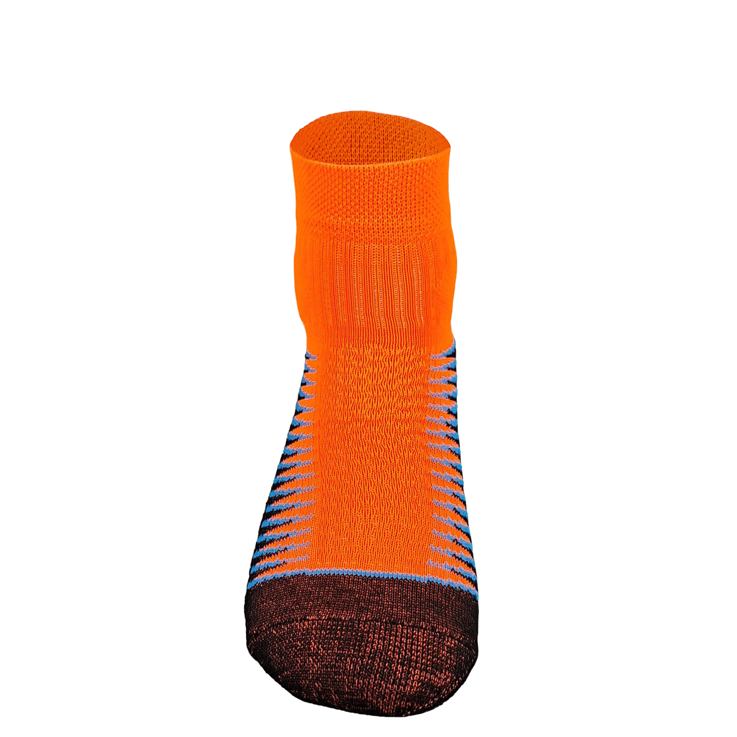 Allround-Socks fluoorange azur, kurz, 35/38