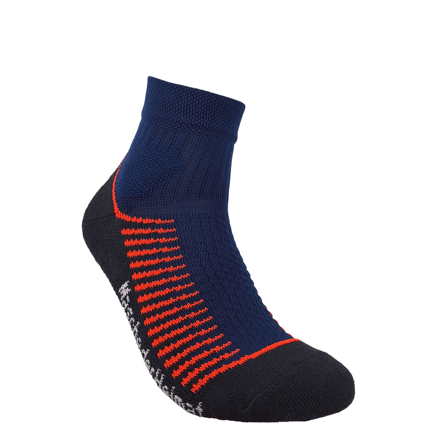 Allround-Socks marine orange, kurz, 35/38